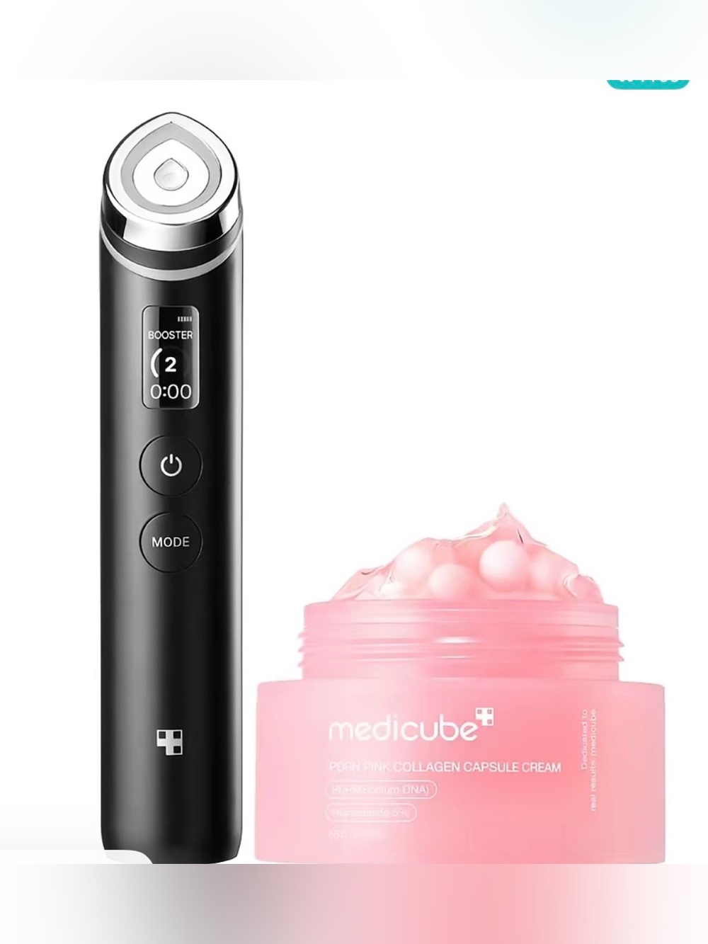 Medicube PDRN Pink Collagen Capsule Cream - Pink & White Box
